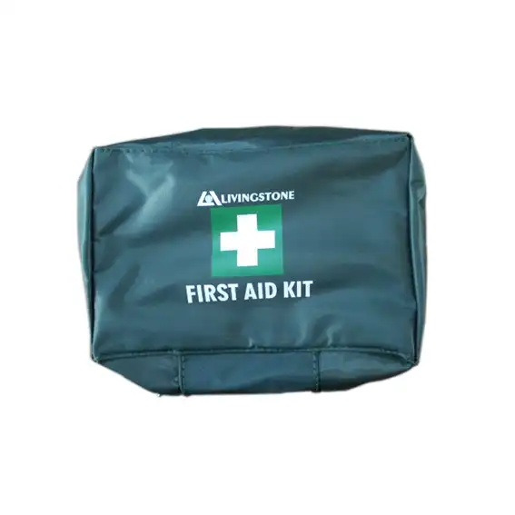 Livingstone First Aid Empty Nylon Pouch 18 x 11 x 7cm Green