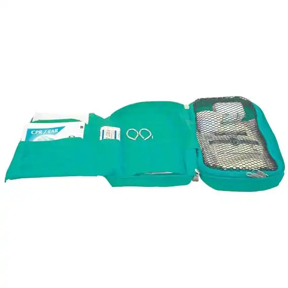 Livingstone Hiking First Aid Kit Complete Set In Green Nylon Pouch