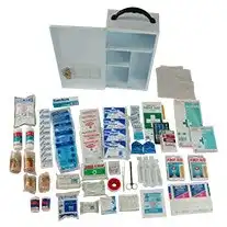 Livingstone VIC Standard First Aid Kit Complete Set In Metal Case for 1-25 people in High Risk or 11-99 people in Low Risk