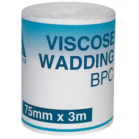 Livingstone Soft-Wad Orthopaedic Undercast Padding Bandage 7.5cm x 3m Non-Sterile Natural White 12 Pack