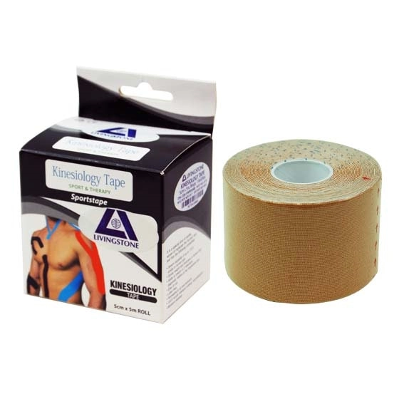 Livingstone Kinesiology Elastic Tape 5cm x 5m Beige 1 Roll