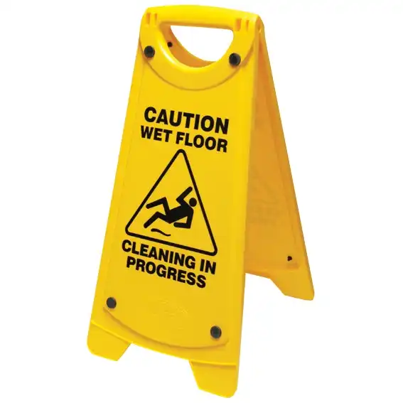 A Frame Sign "Caution Wet Floor" 64cm