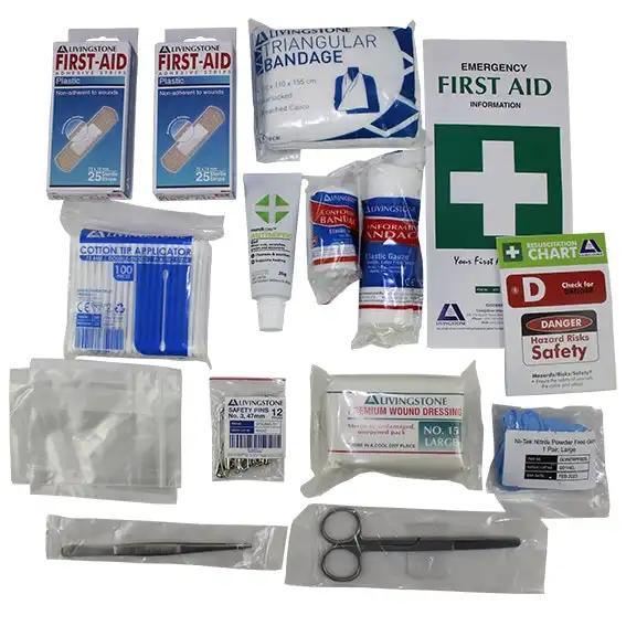 Livingstone First Aid Complete Set Refill Only in Polybag Class C for 1-10 people