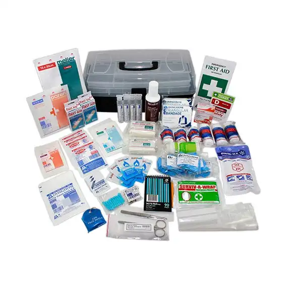 Livingstone Standard Workplace First Aid Kit Medium Complete Set In Recyclable Plastic Case for 1-25 people