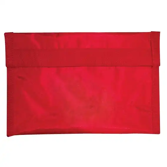 Livingstone Multipurpose Empty Nylon Pouch 29.5 x 22cm Red Plain