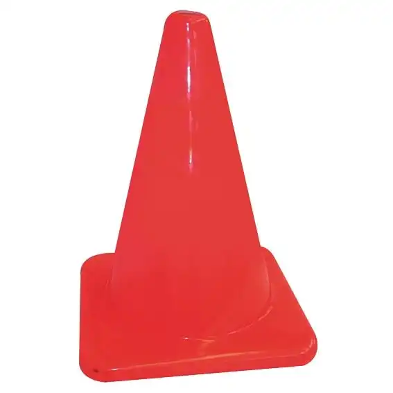 Traffic Cone PVC Red, 45 cm high, without Reflective Collar