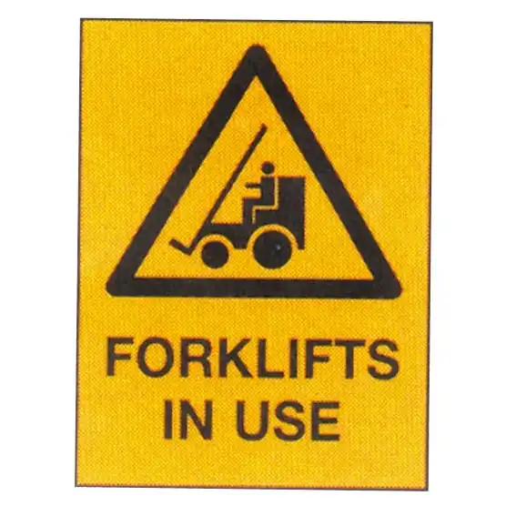 Livingstone Printed Sign 'Forklift In Use' 225 x 300 mm Metal