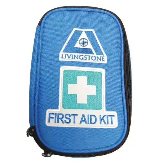 First Aid Empty Oxford Cloth Case Everyday Use 22.5 x 14 x 7.3cm Blue