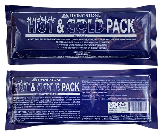 Livingstone Hot and Cold Pack 10 x 25cm