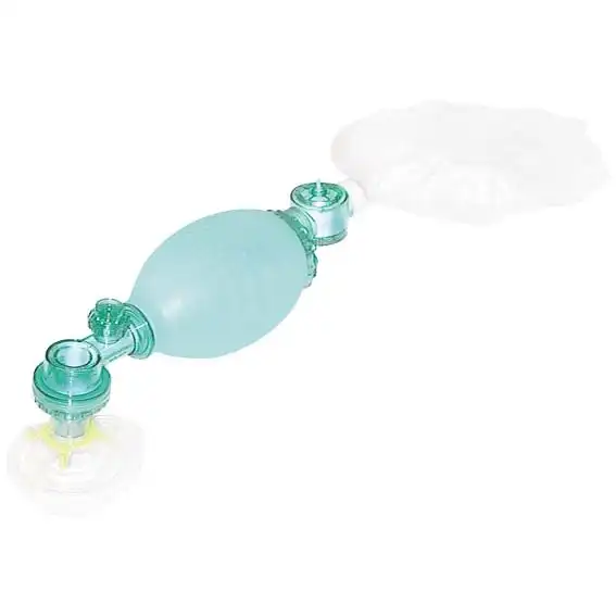 Livingstone Disposable Resuscitator, with Pop-off Mask, Oxygen Tubing and Reservoir Bag, Child, Each x11