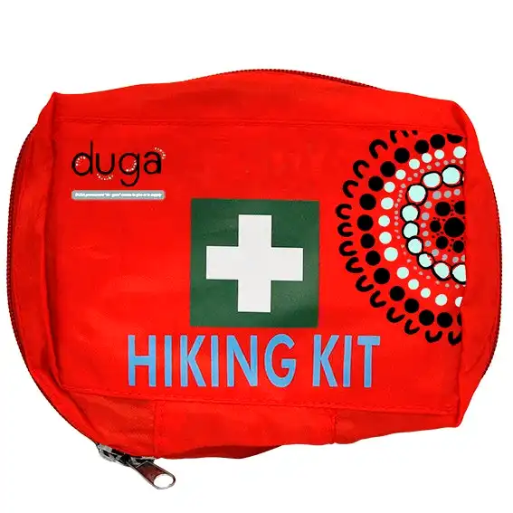 Duga Vehicle First Aid Kit, Red, Complete Set In Nylon Pouch, Each