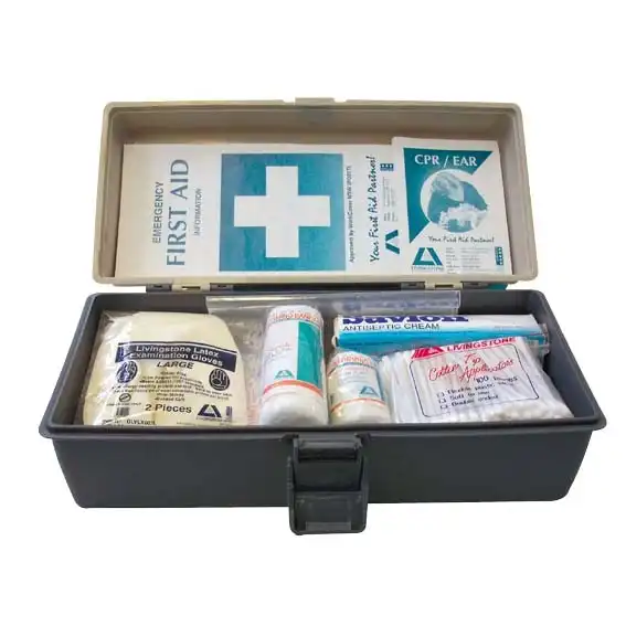 Livingstone First Aid Kit Class C Complete Set In Plastic Toolbox for 1-10 people