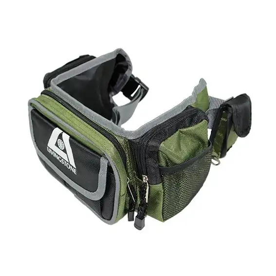 Livingstone Sports Utility Belt Bum Bag 4 Compartments