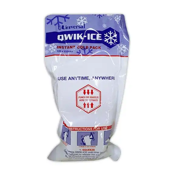 Qwik-Ice Instant Cold Pack 240g 23.5 x 12cm Recyclable Polyethylene & Nylon Pouch