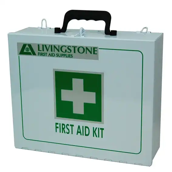 Livingstone First Aid Empty Metal Case Large 28 x 23 x 9 cm Reflective