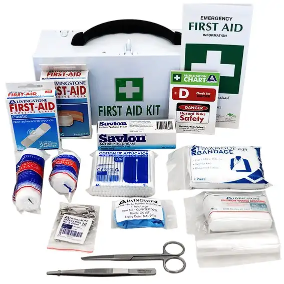 Livingstone First Aid Kit Class C Complete Set In Metal Case for 1-10 people