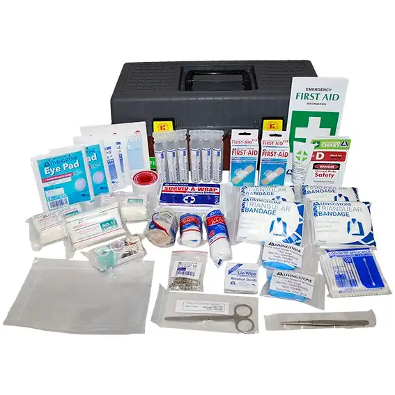Livingstone First Aid Kit Class B Complete Set In Plastic Tool Box 11-99 people