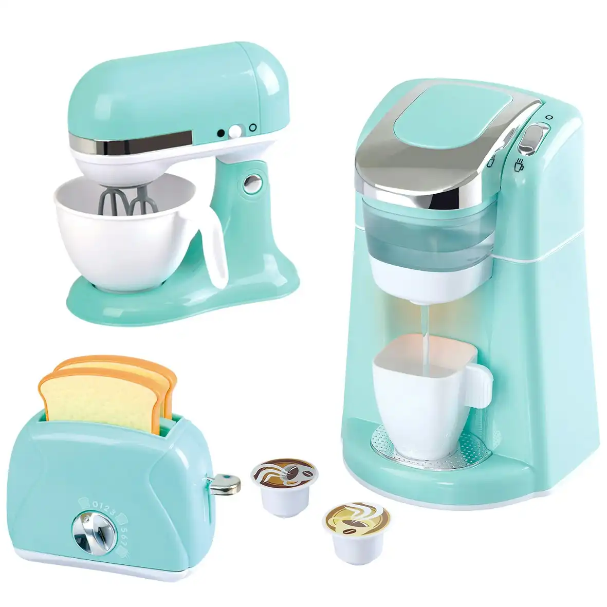 Classy Kitchen Appliance Trio - Blue