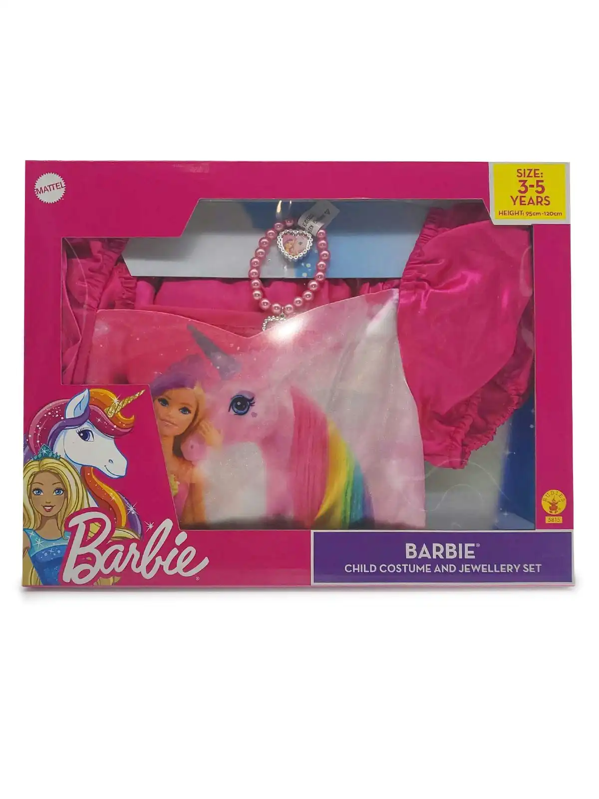 Barbie Costume Box Set 3-5yrs. old
