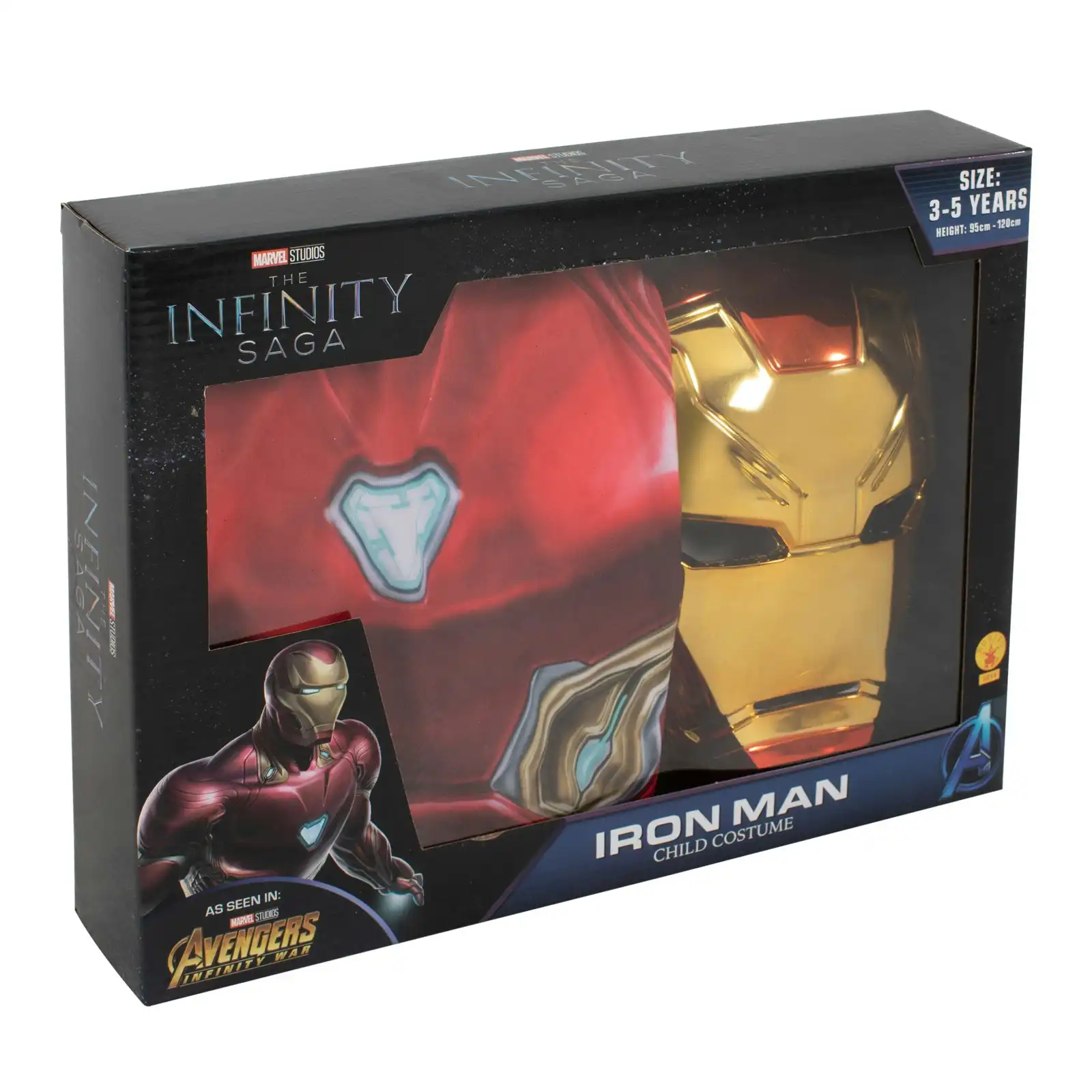 Iron Man Costume Box Set 3-5yrs