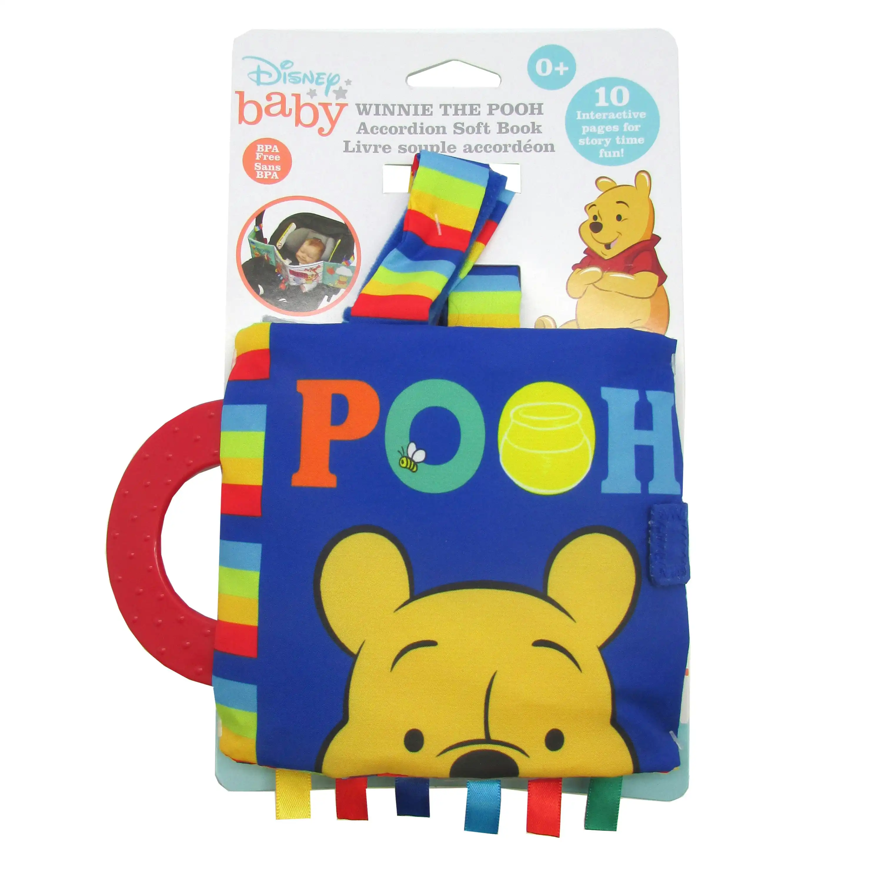 Disney Baby Winnie The Pooh Accordion Soft Book