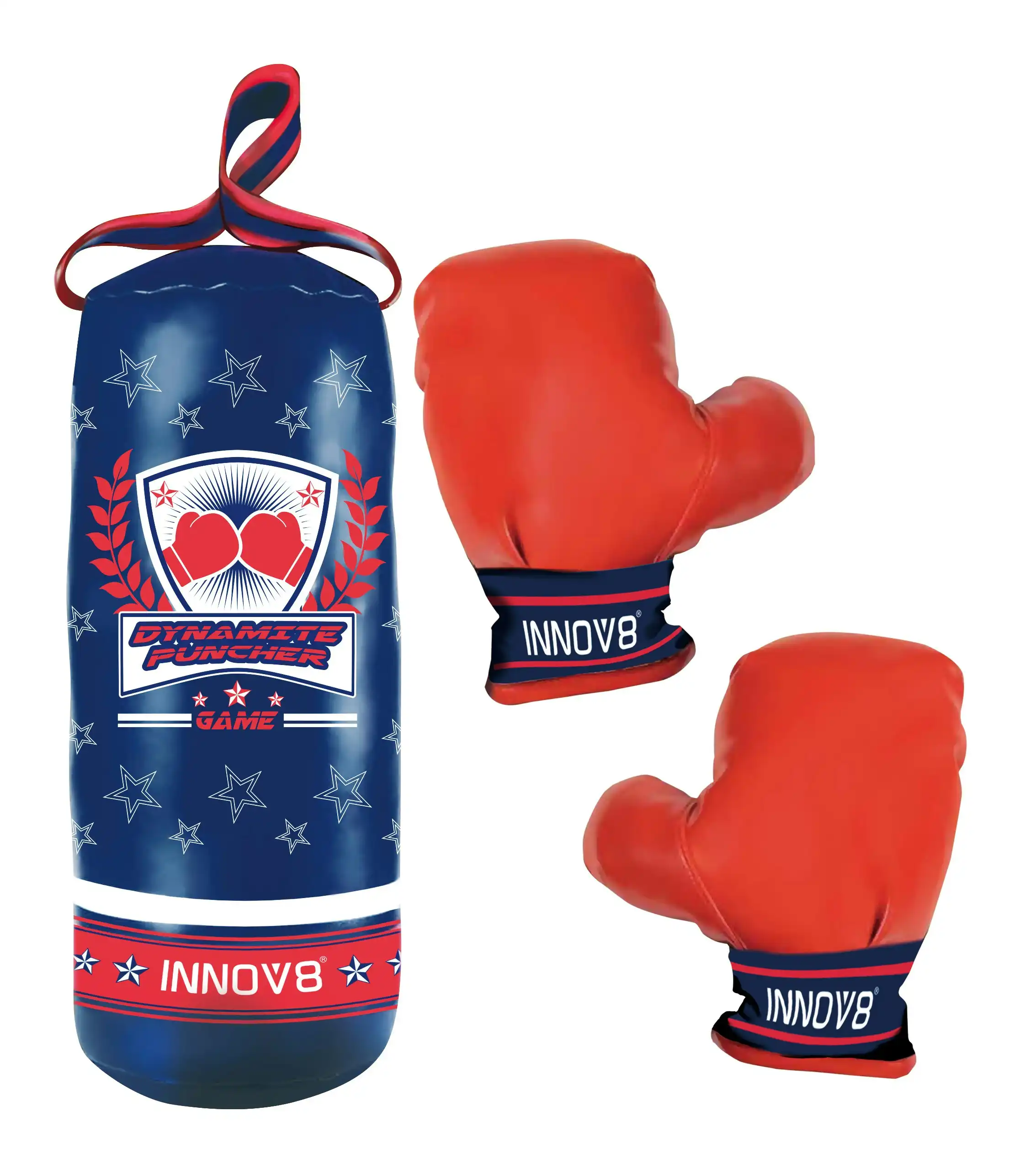 Boxing Bag And Gloves Set