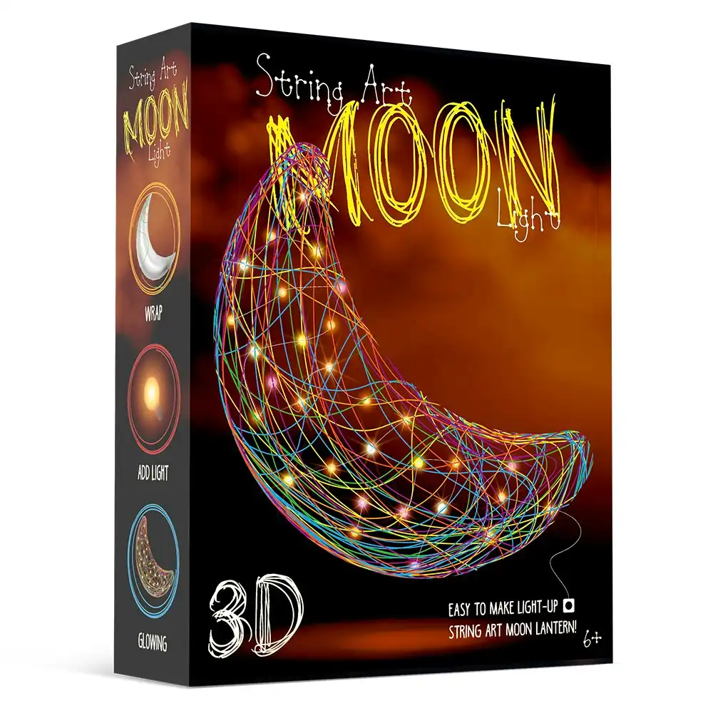 3D String Light: Moon