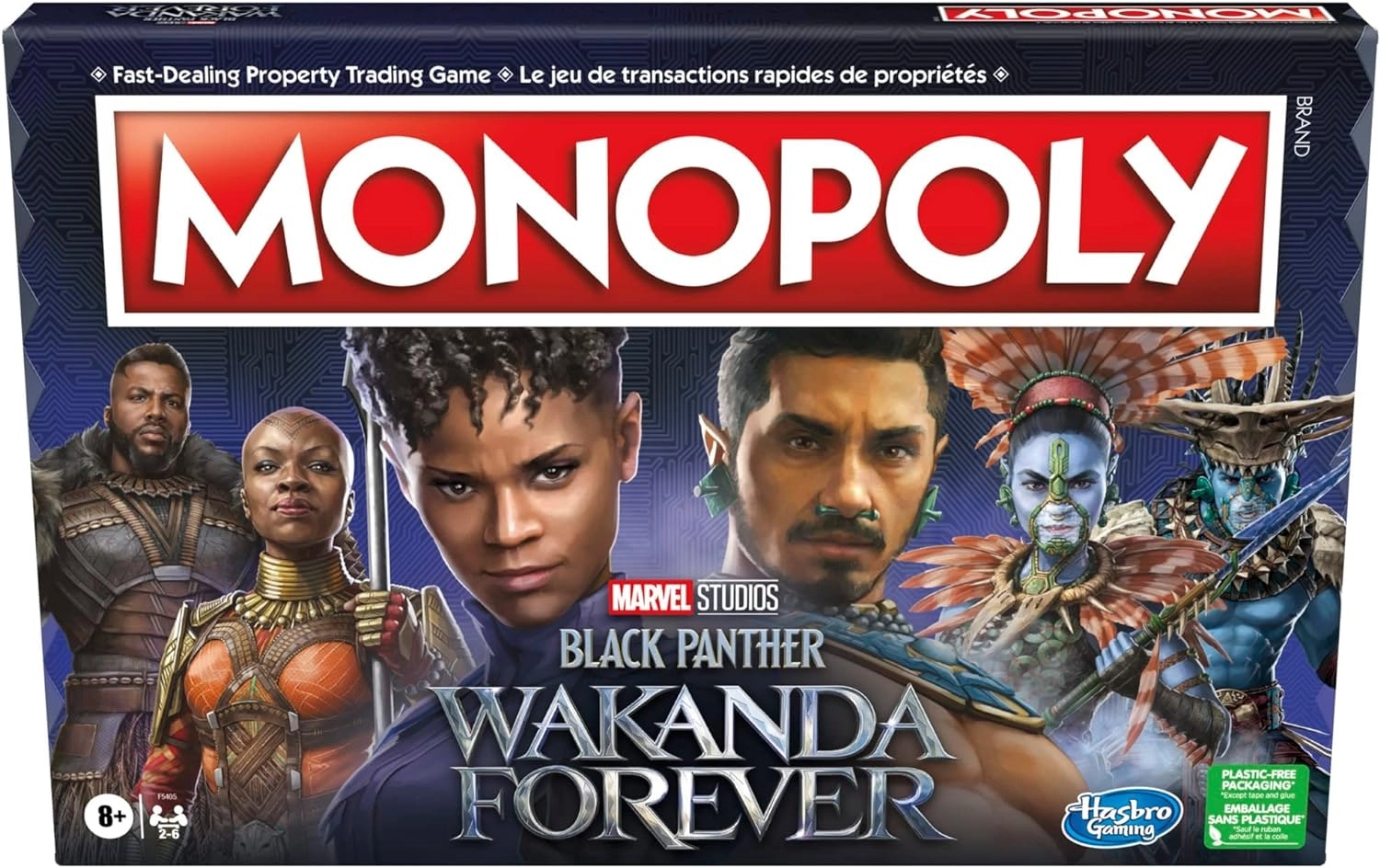 Monopoly: Marvel Studios' Black Panther: Wakanda Forever Edition Board Game