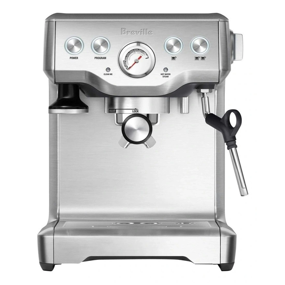 Breville The infuser Coffee Machine Brushed Stainless Steel BES840 - Silver