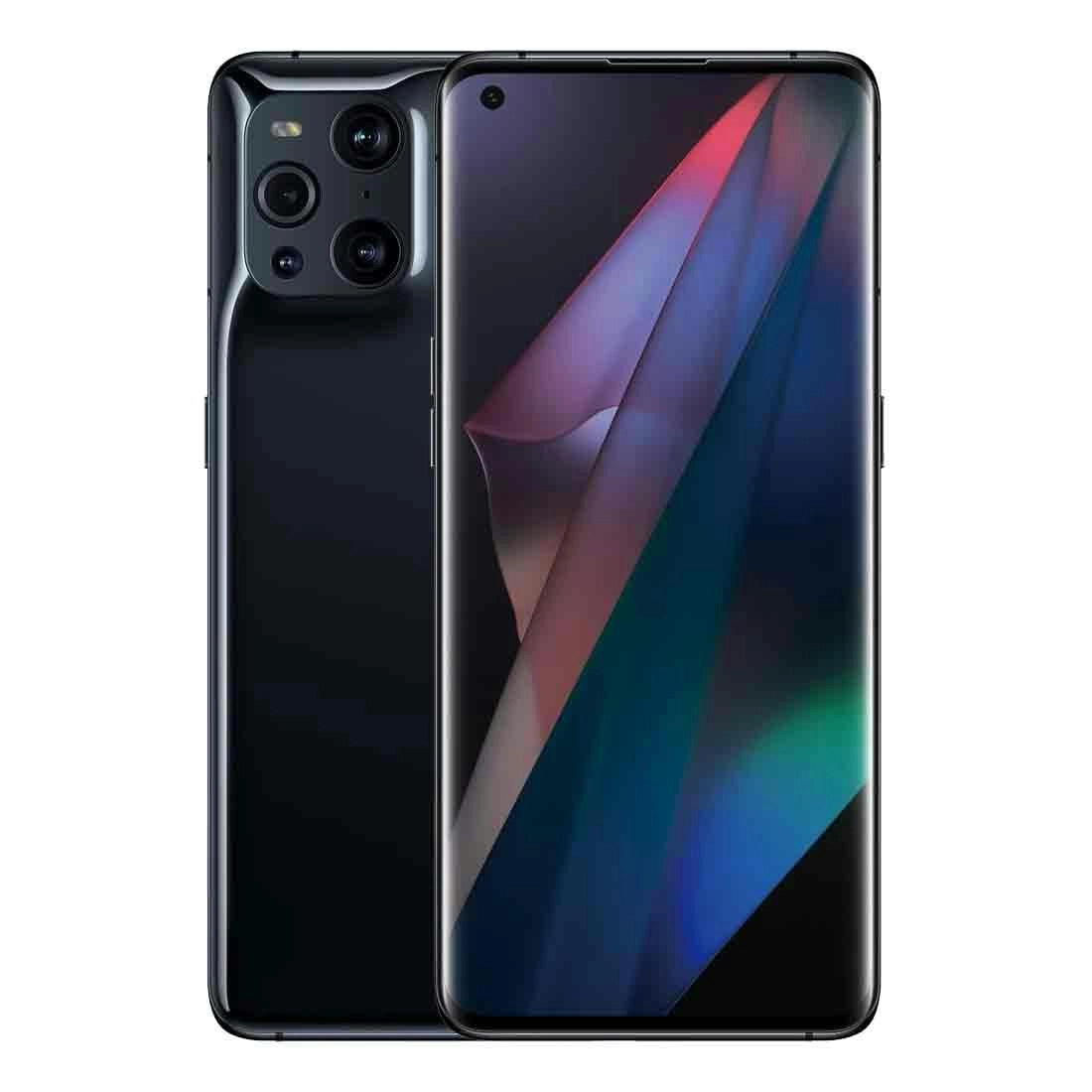 Oppo Find X3 Pro 5G 12/256GB - Gloss Black  [Refurbished] - (Slight screen burn/dead pixels)