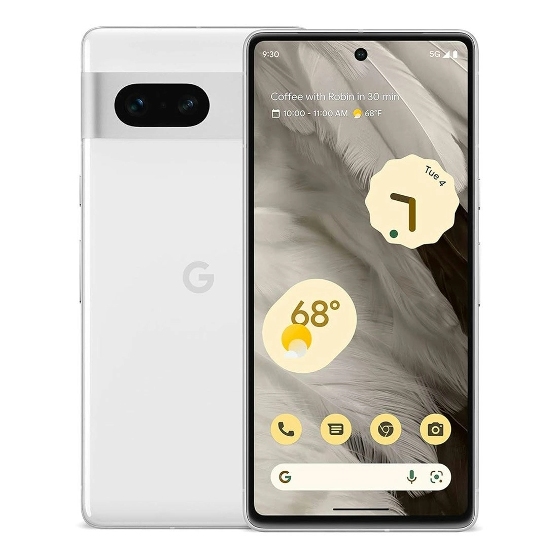 Google Pixel 7 5G (Dual Sim, 6.3 inches, 128GB/8GB, Global Version)  - Snow