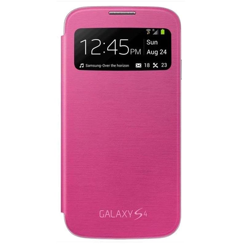 Samsung Galaxy S4 S-View/Clear Cover Pink