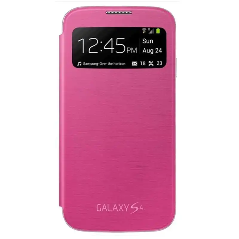 Samsung Galaxy S4 S-View/Clear Cover Pink