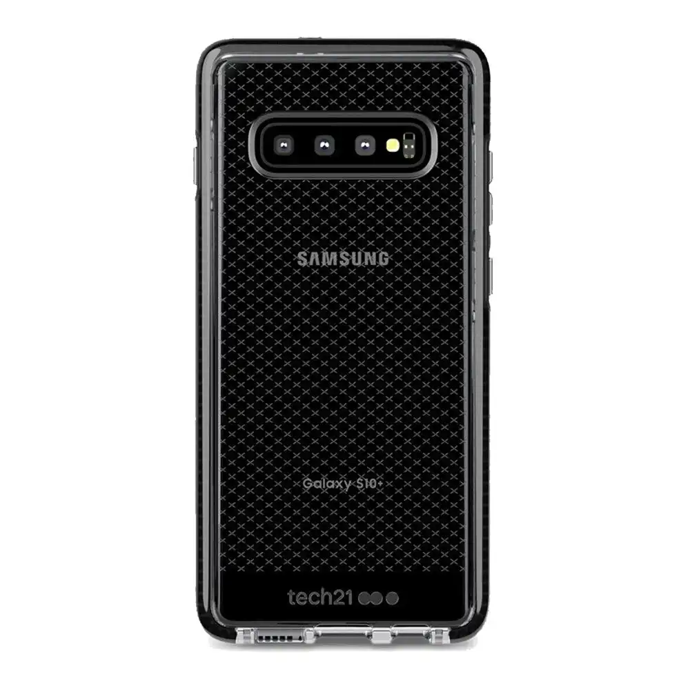 Tech21 Evo Check Case for Samsung Galaxy S10+ Plus T21-6949 - Smokey Black