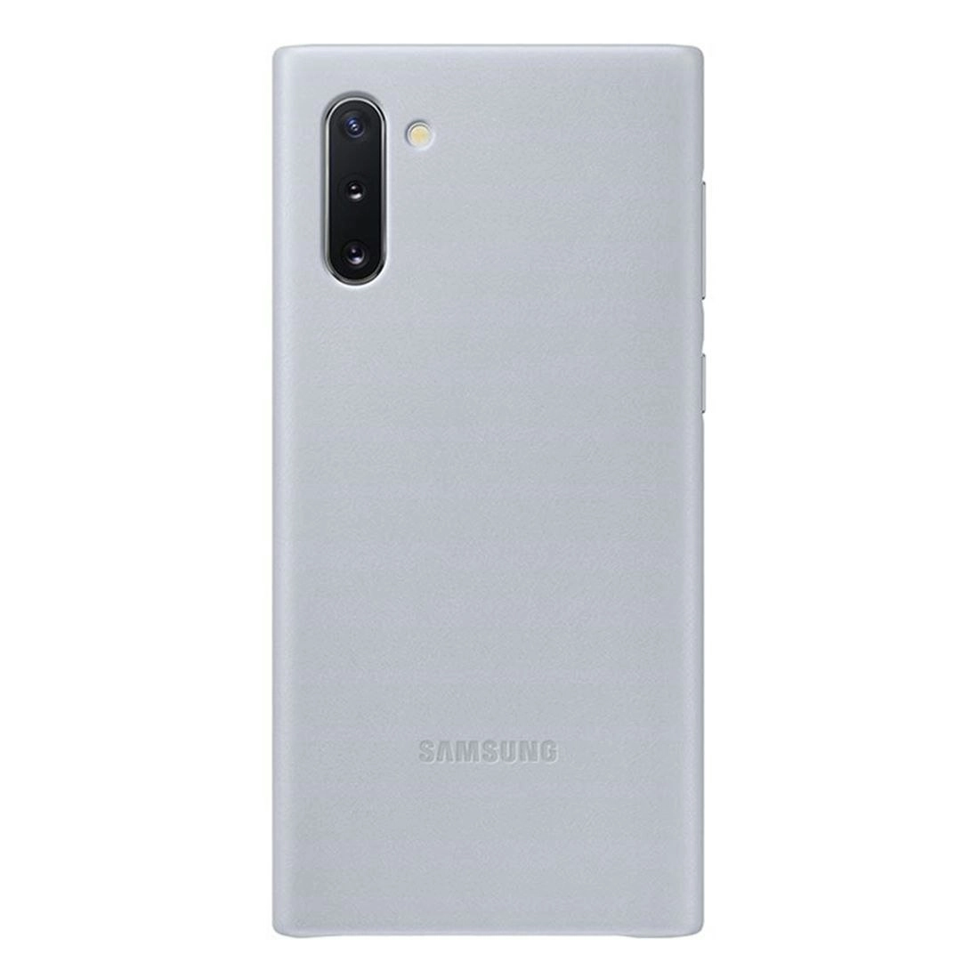 Samsung Galaxy Note 10 Leather Back Cover - Grey