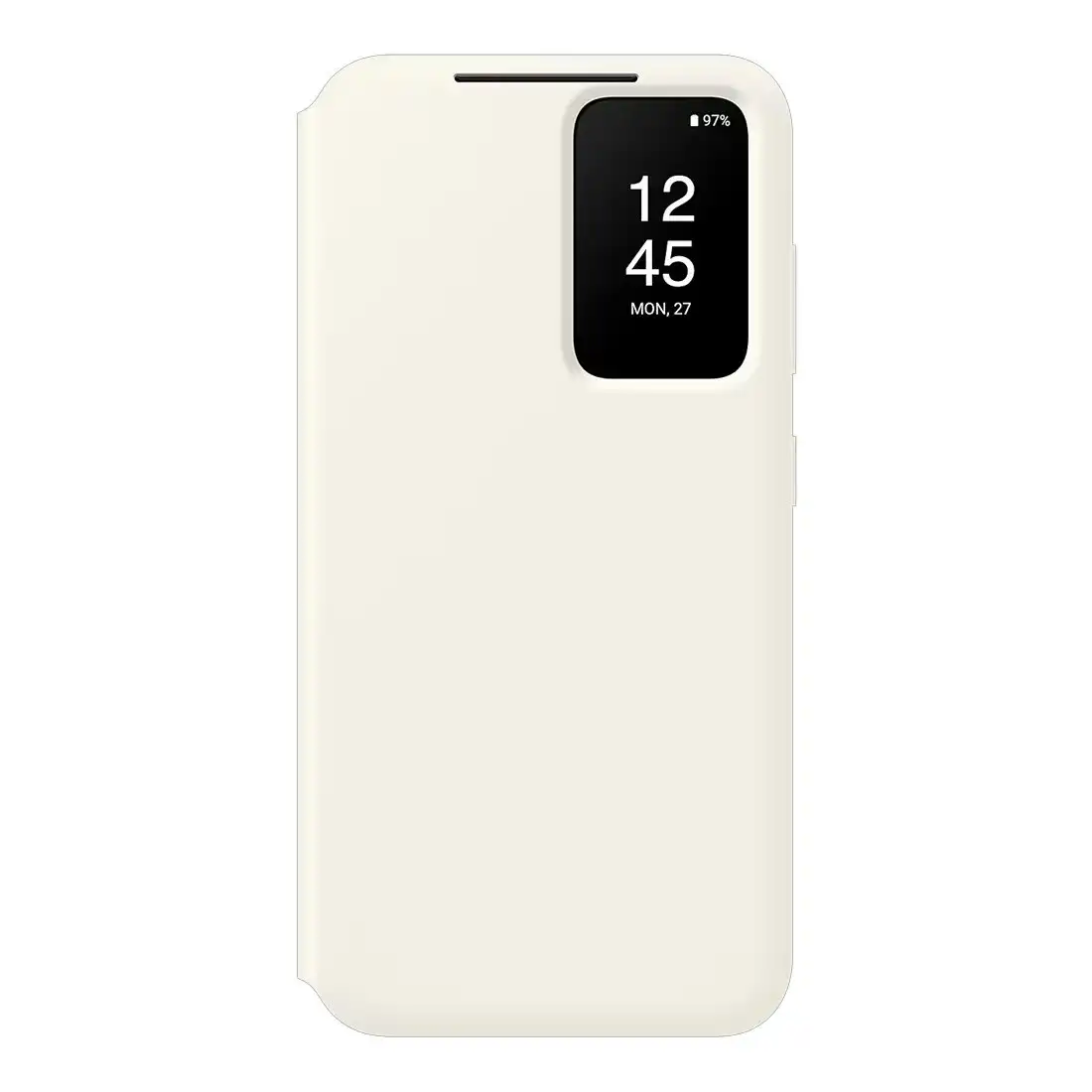 Samsung Galaxy S23 Clear View Wallet Case EF-ZS911CUEGWW- Cream