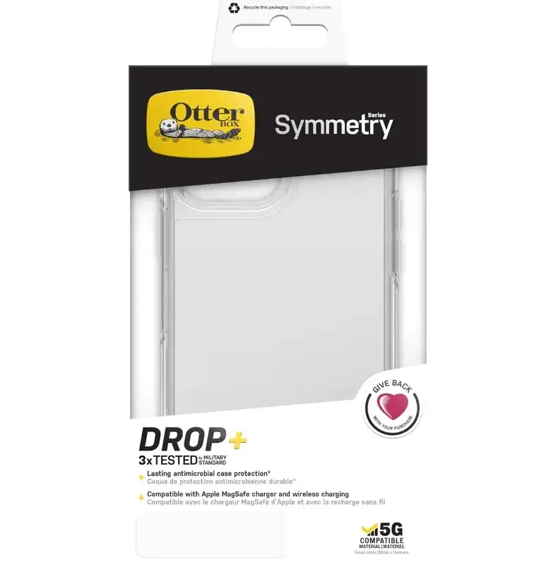 Otterbox Symmetry Antimicrobial Case for iPhone 13 Pro Max - Clear