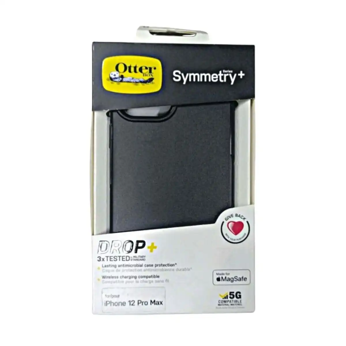 Otterbox Symmetry Plus Case with MagSafe for iPhone 12 Pro Max - Black