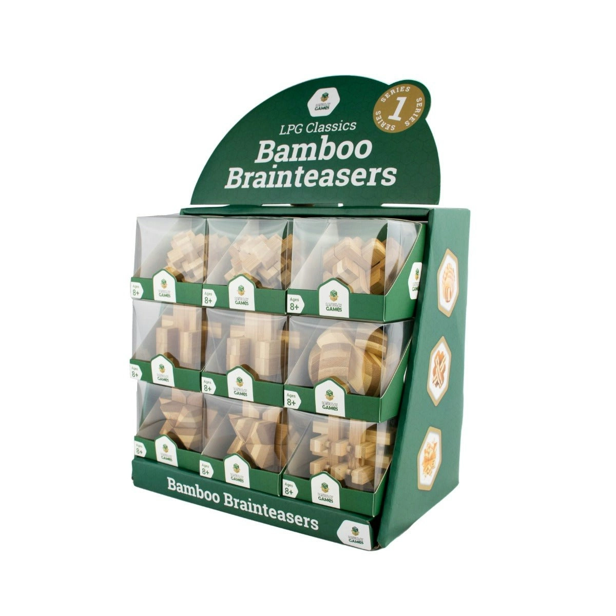 LPG 3D Bamboo Brainteaser Display Series 1