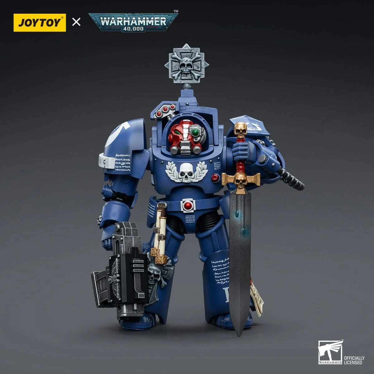 Warhammer Collectibles: 1/18 Scale Ultramarines Terminators Sergeant Terconon