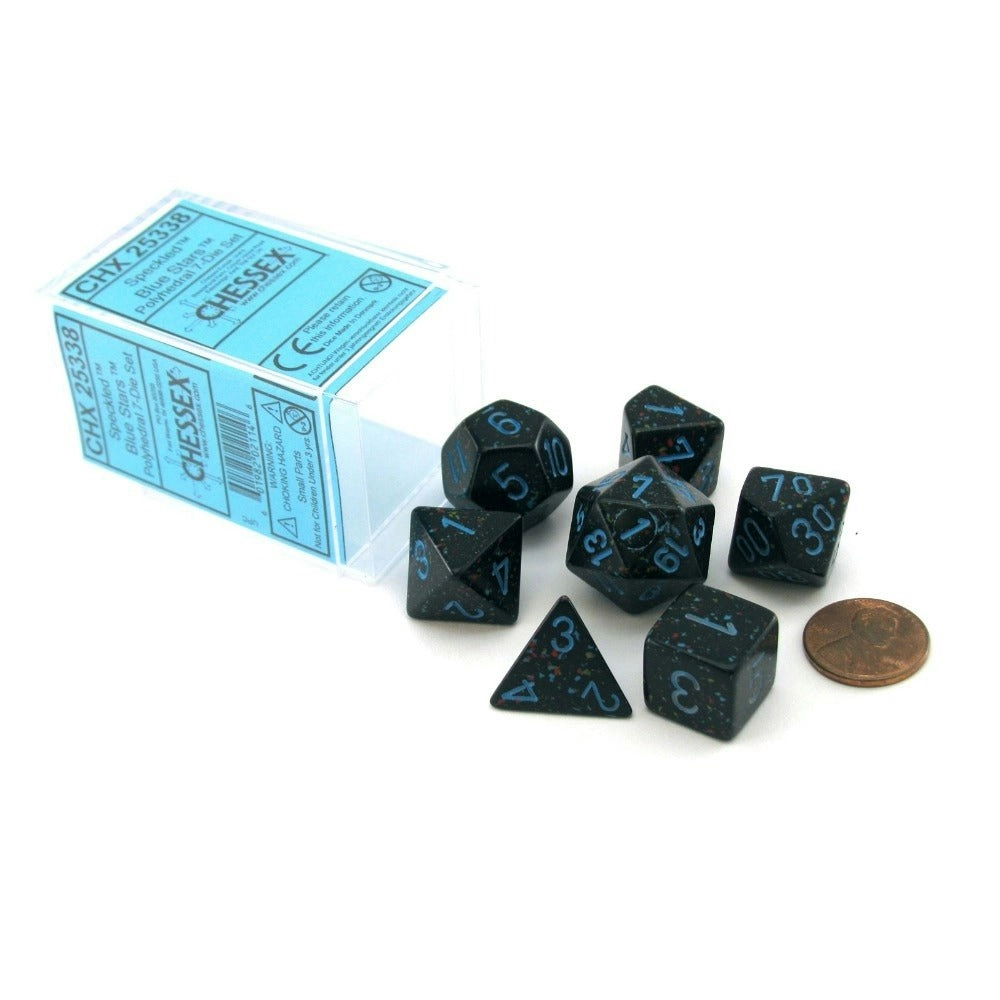 CHX 25338 Speckled Blue Stars 7-Die Set