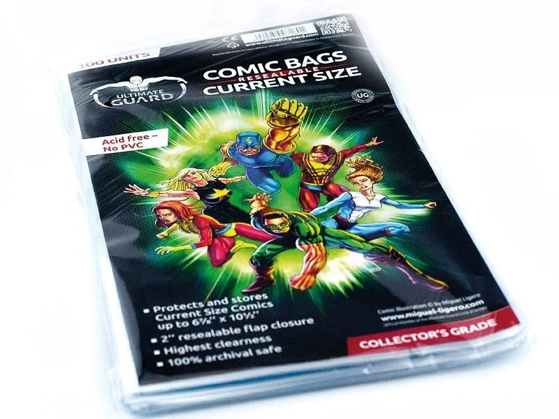 Ultimate Guard Comic Bags Resealable Current Size (100)