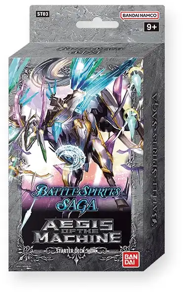 Battle Spirits Saga Card Game Starter Deck Aegis of the Machine Display (ST03)