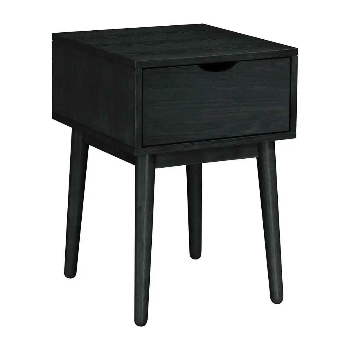 Luna High Bedside Table (Black)