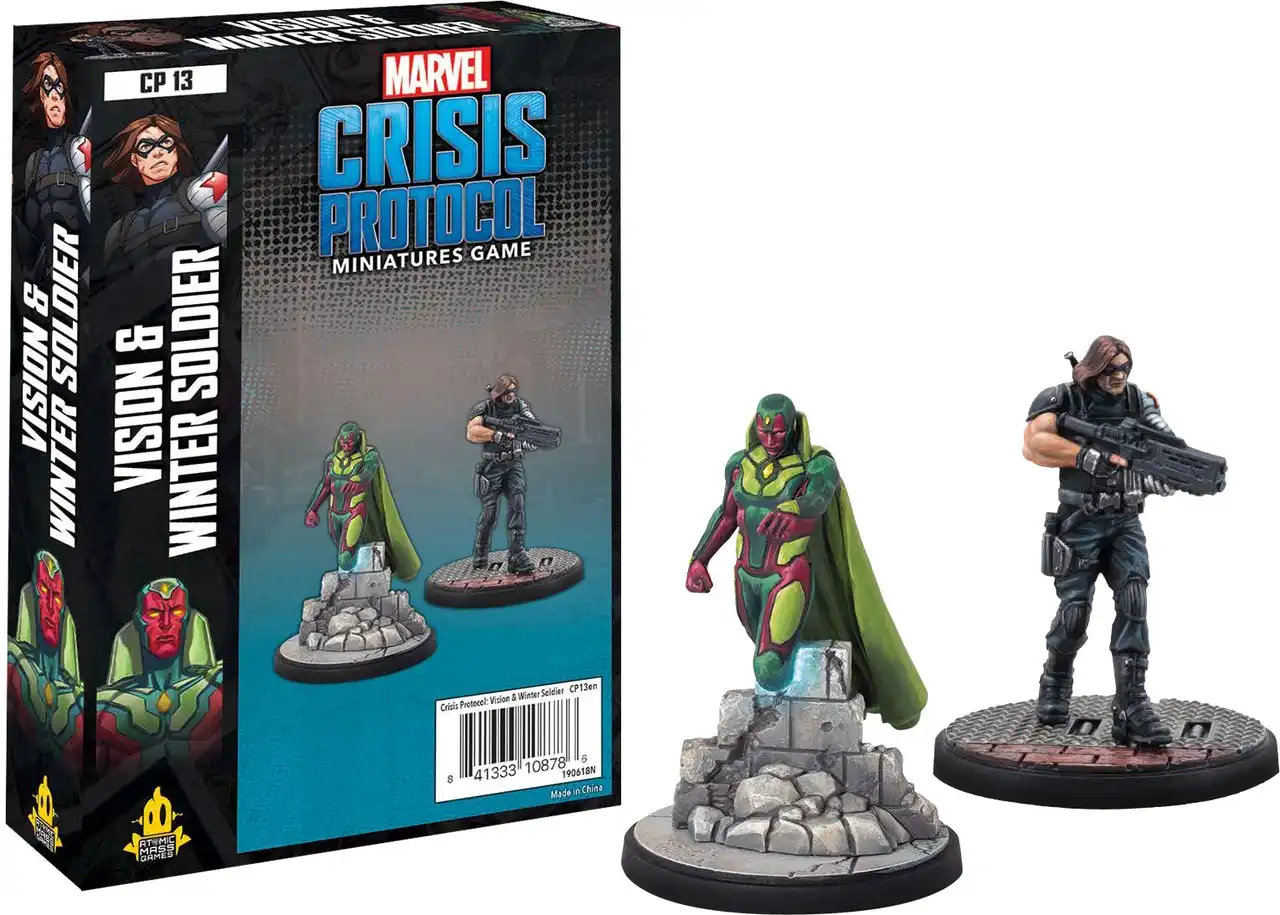 Marvel Crisis Protocol Miniatures Game Vision and Winter Soldier Expansion