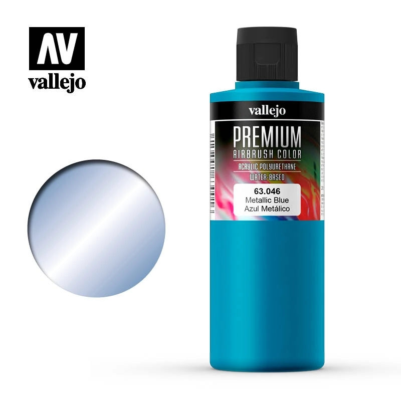 Vallejo Premium Colour - Pearl & Metallics Metallic Blue 200ml