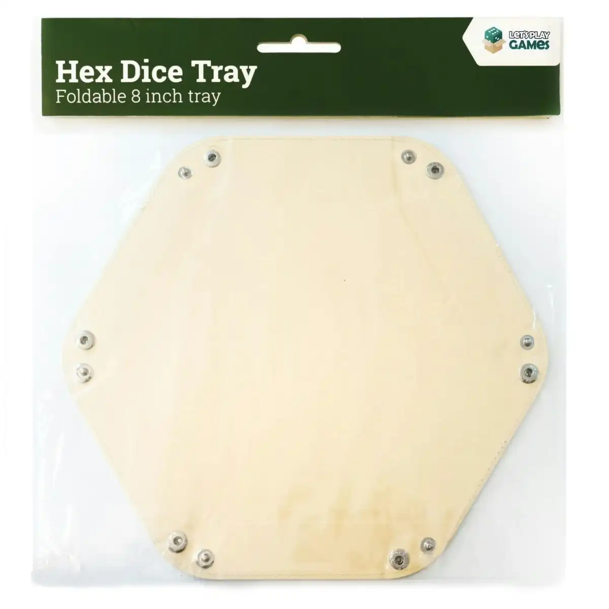 LPG Hex Dice Tray 8" Yellow