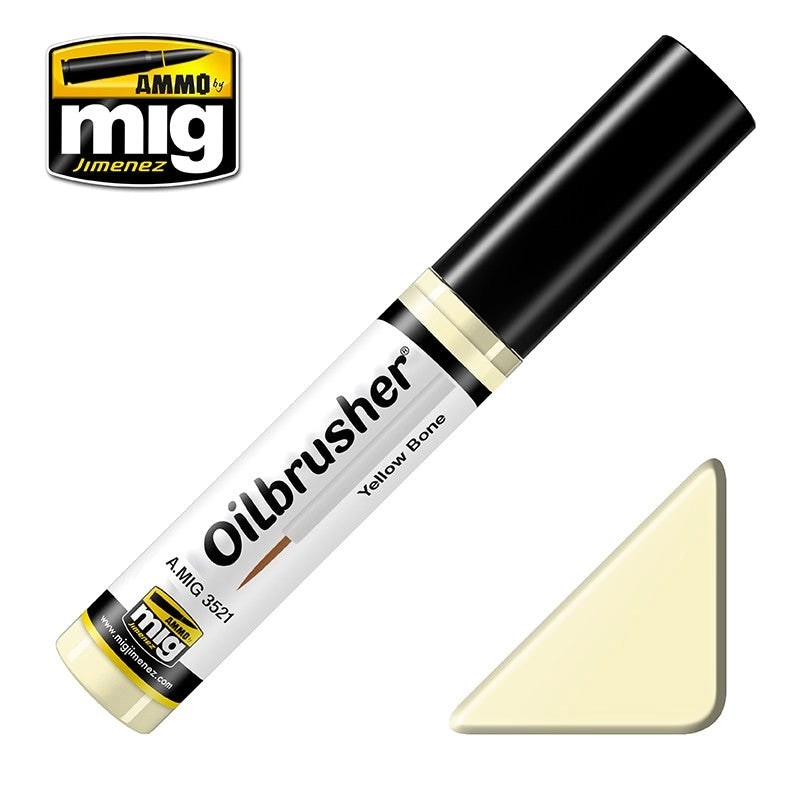 Ammo By Mig Oilbrusher Yellow Bone