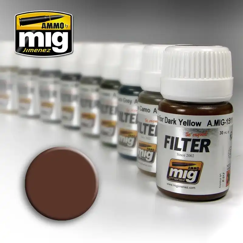 Ammo By Mig Filters Brown for White 35ml