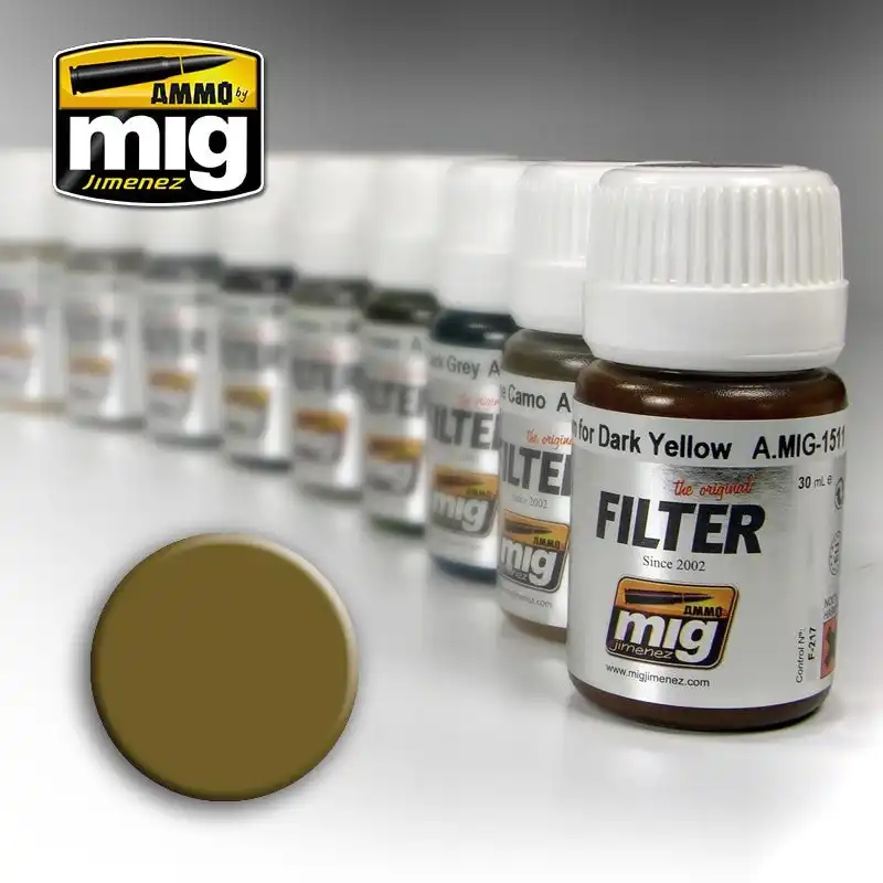 Ammo By Mig Filters Ochre for Light Sand 35ml